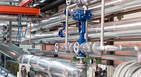 Actuator Package Support for Power Plant Valves