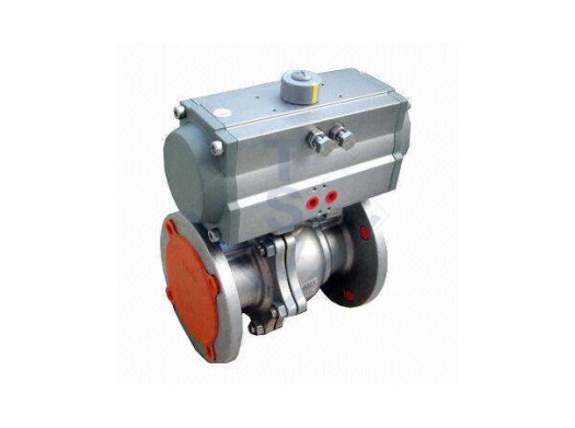/Pneumatic floating ball valve with hard seal