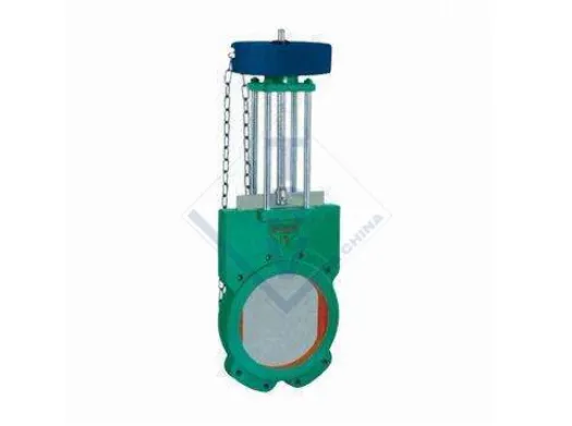 /Sprocket Operated Slurry Valve