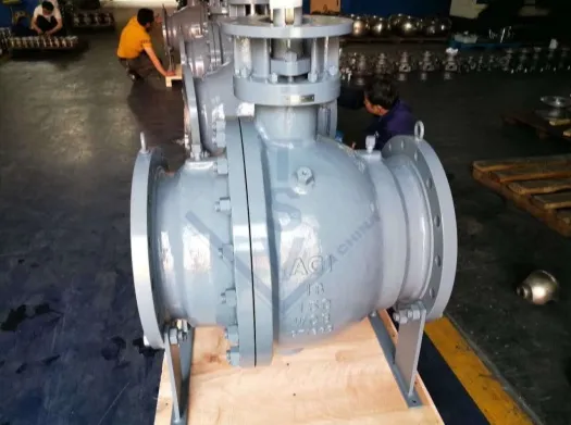 2PCS Flange Trunnion-mounted Ball Valve