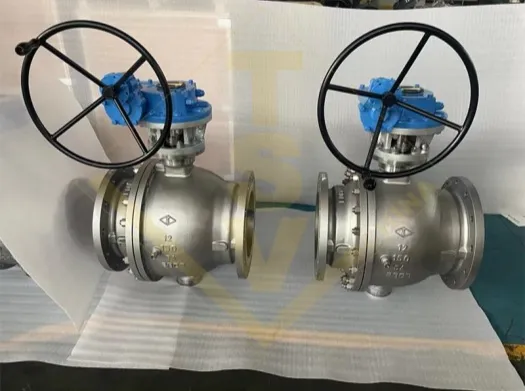 Flange Gear Floating Ball Valve