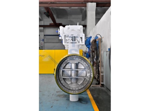 /API Three Eccentric Worm Gear Driven Butt-welded Butterfly Valve