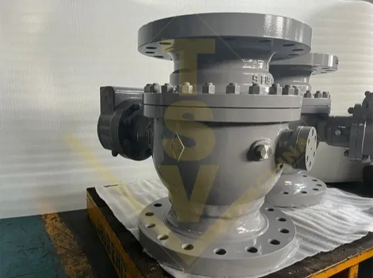 2PCS Flange Trunnion-mounted Ball Valve