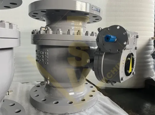 2PCS Flange Trunnion-mounted Ball Valve