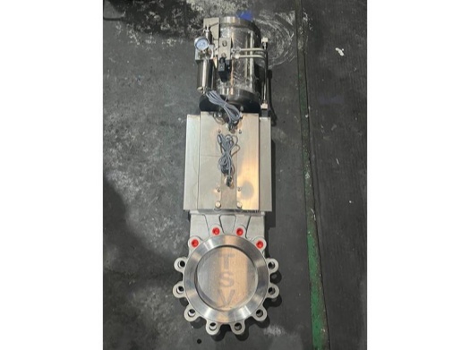 /Pneumatic Operated Stainless Steel Knife gate valve with Limit Switch